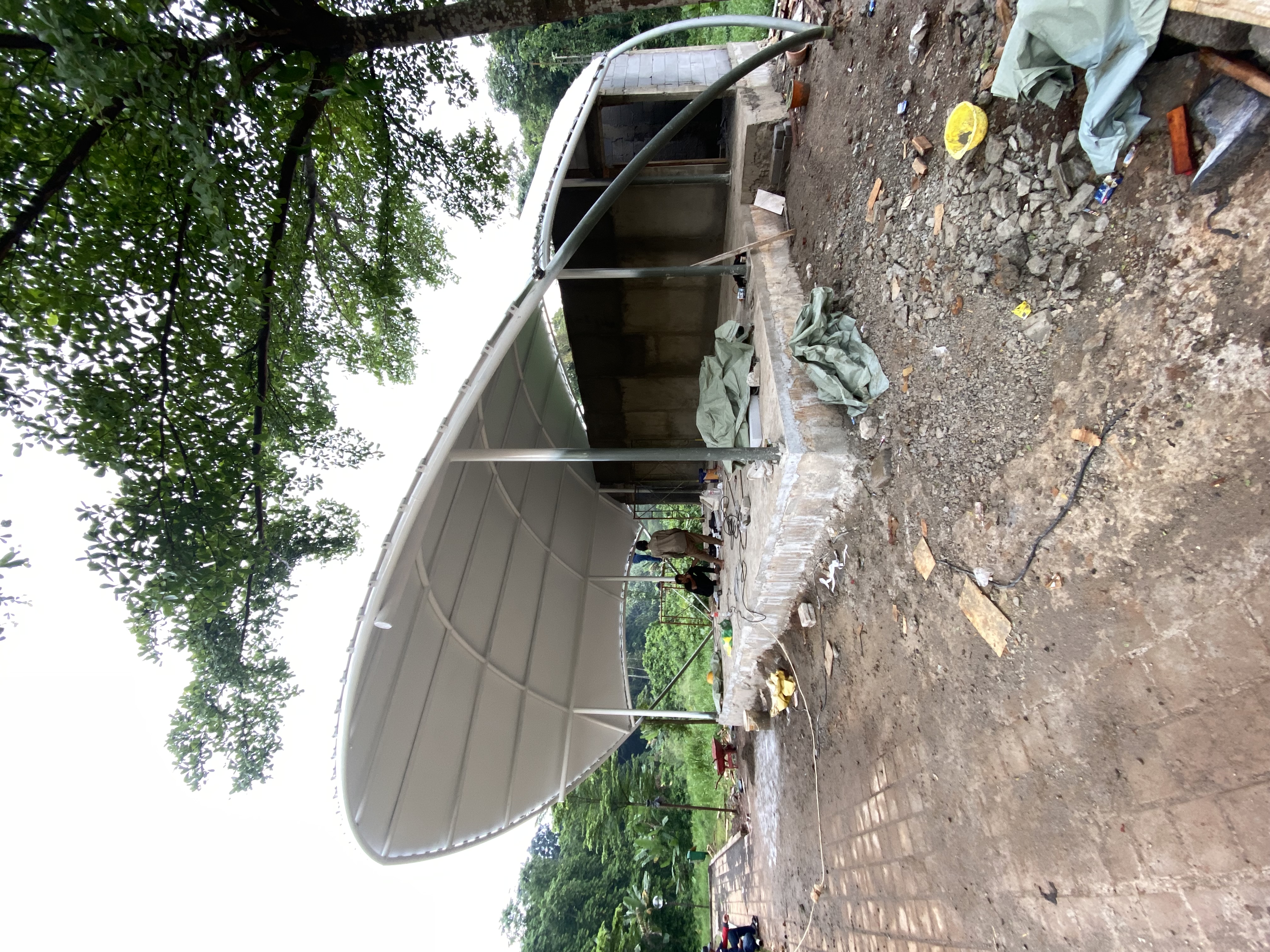 Proyek Kanopi Membran VOKASI GEDUNG B UI Depok